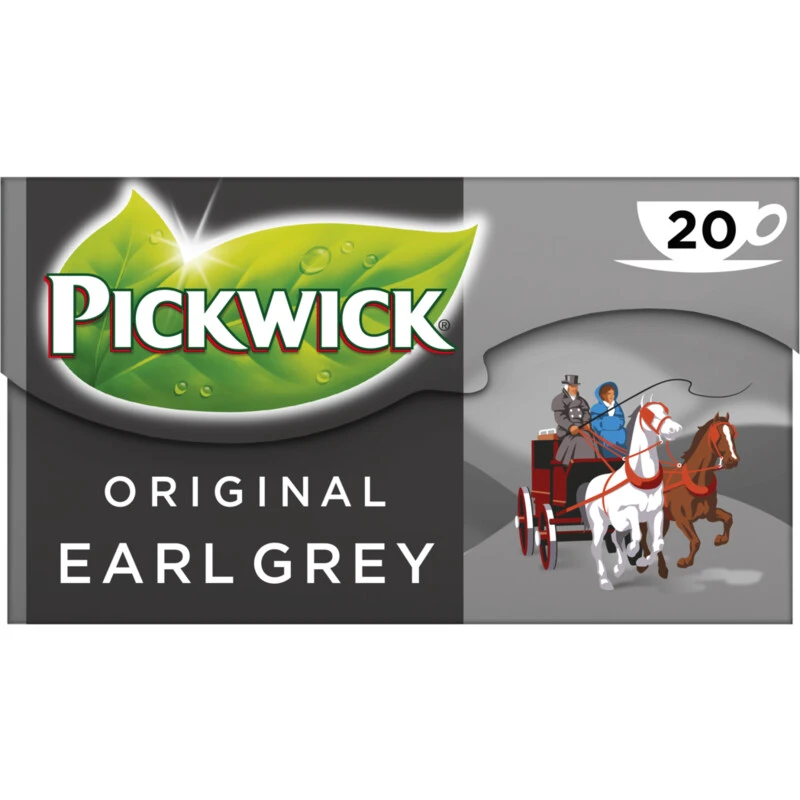 Thee Pickwick Earl grey zwarte thee